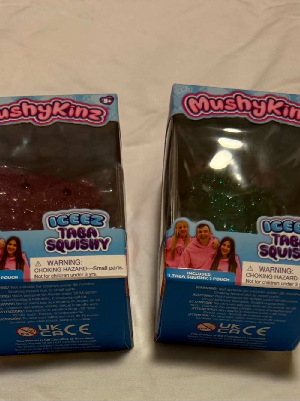 MushyKinz Iceez Taba Squishy Duo - Pink & Green